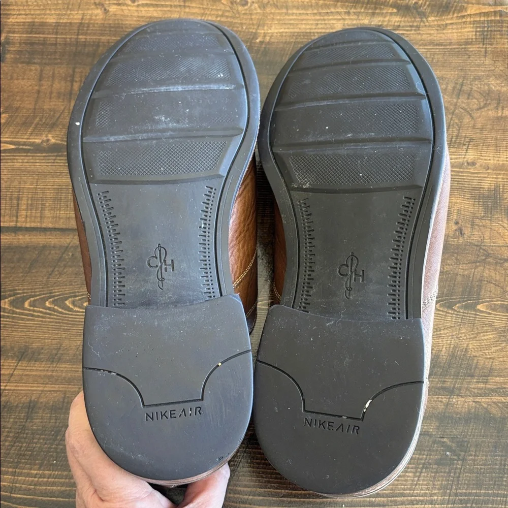 Cole Haan Brown Leather Slip-On Loafers